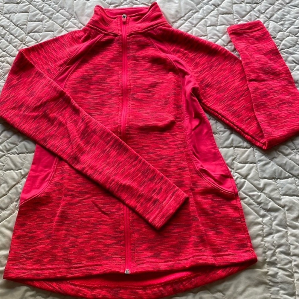 Tek Gear. S Pink Athletic Long Sleeve Shirt Jacket